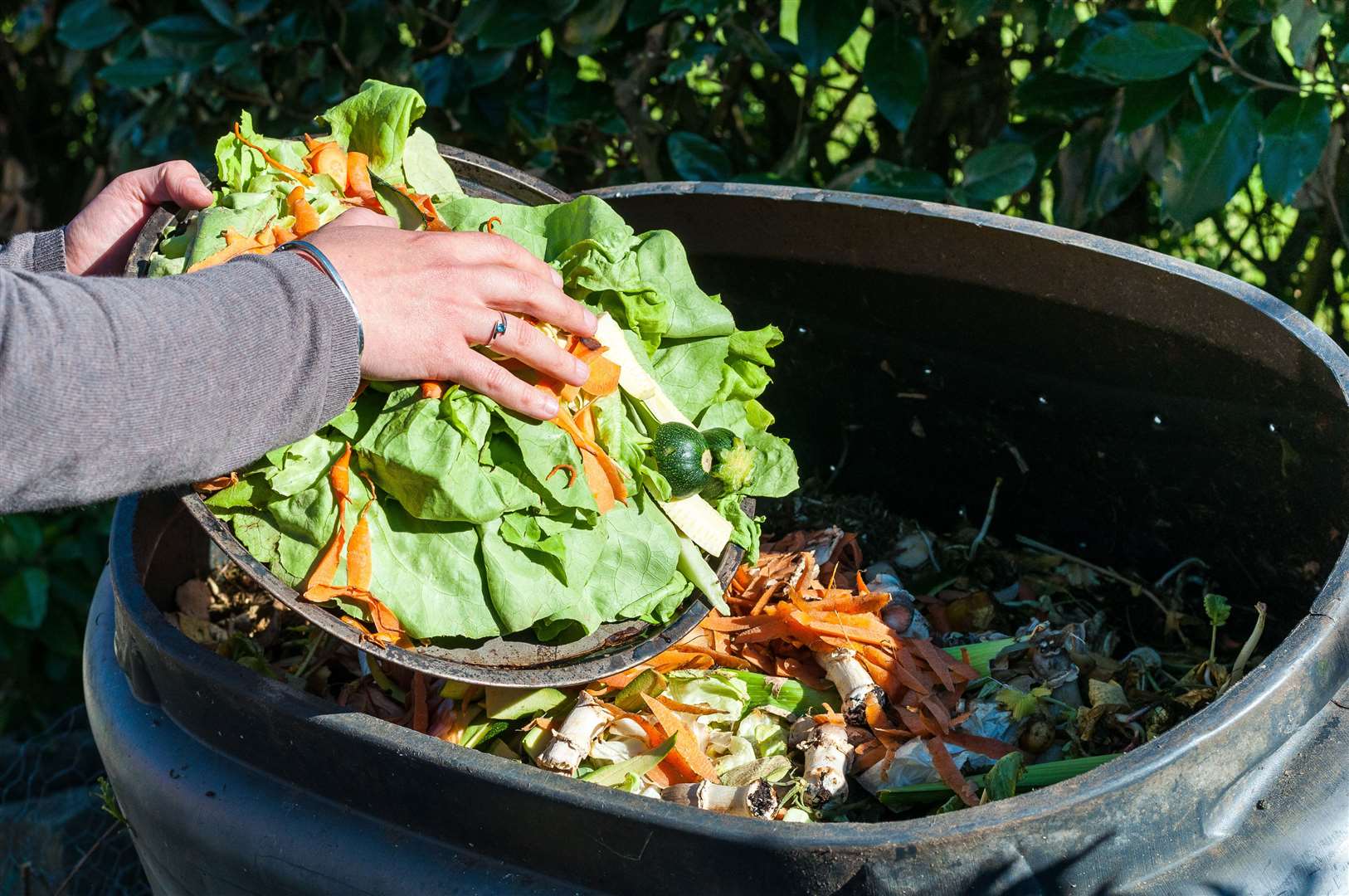 Use a compost bin or heap and feel the benefits.