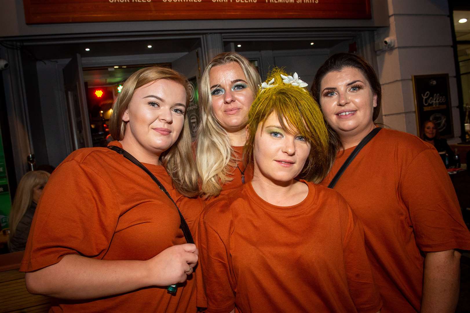 Girls night out for Suzanna Mcadie, Emma Ballantyne, Sabina Knox and Michelle Glass. Picture: Callum Mackay.