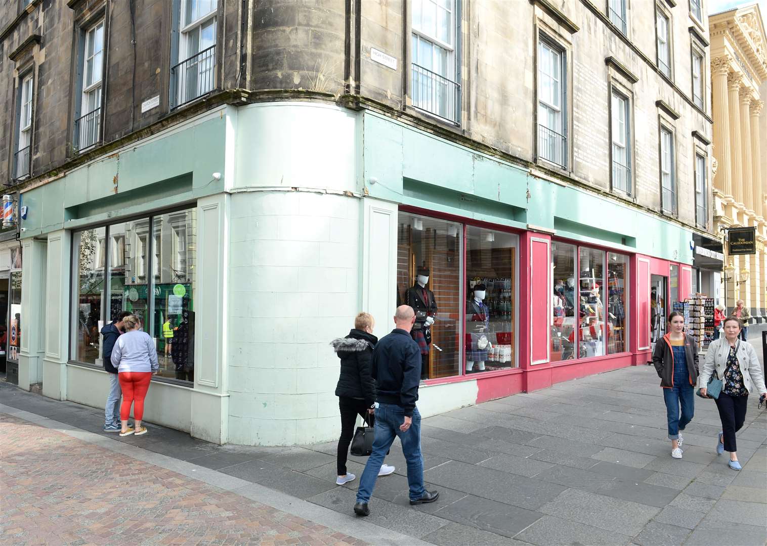 Highland Council planners objected to the bright pink paint job at the former So Coco café.