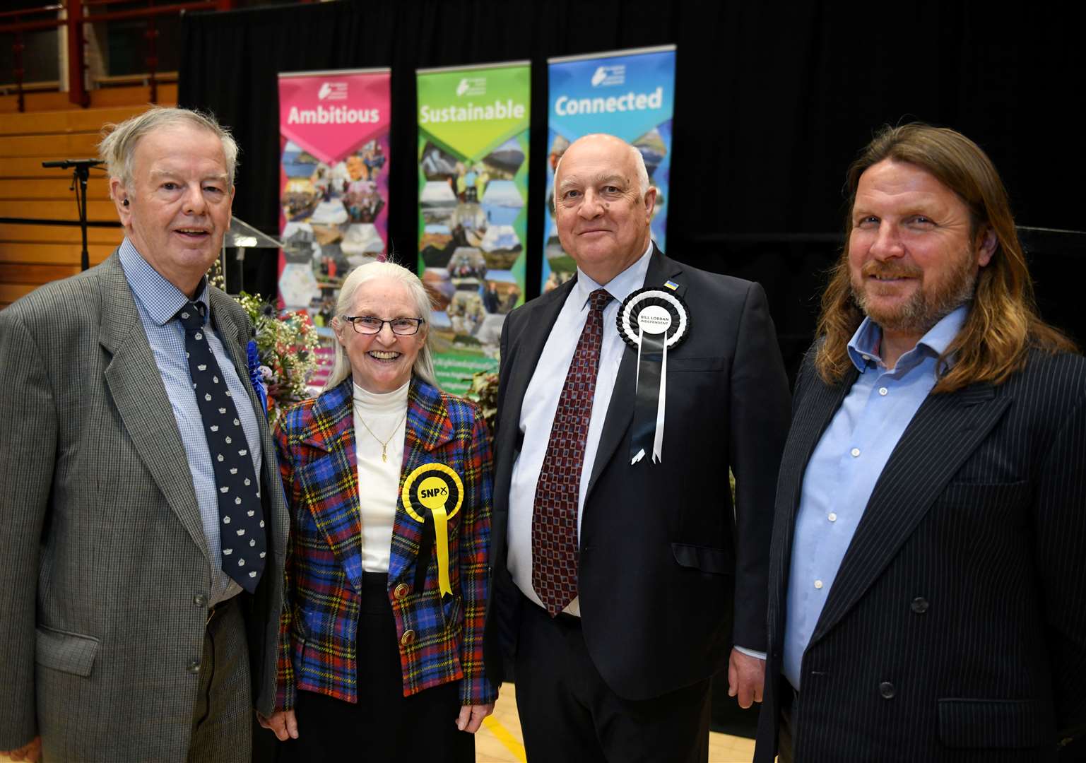 Councillors by Ward: 20 Badenoch and Strathspey: John Bruce (Scottish Conservative and Unionist), Muriel Cockburn (Scottish National Party), Bill Lobban (Independent) and Russell Jones (Independent). Picture: James Mackenzie