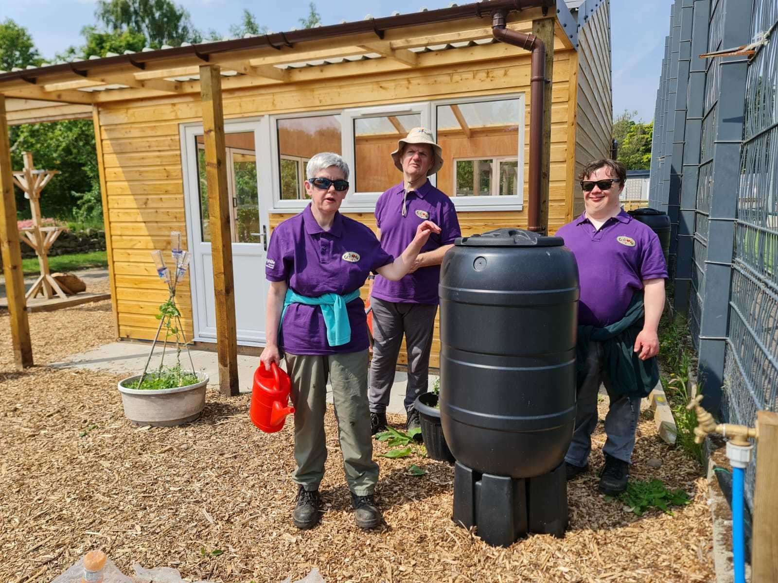 Wickes has donated water butts to Inverness Botanic Gardens as latest support for the GROW project