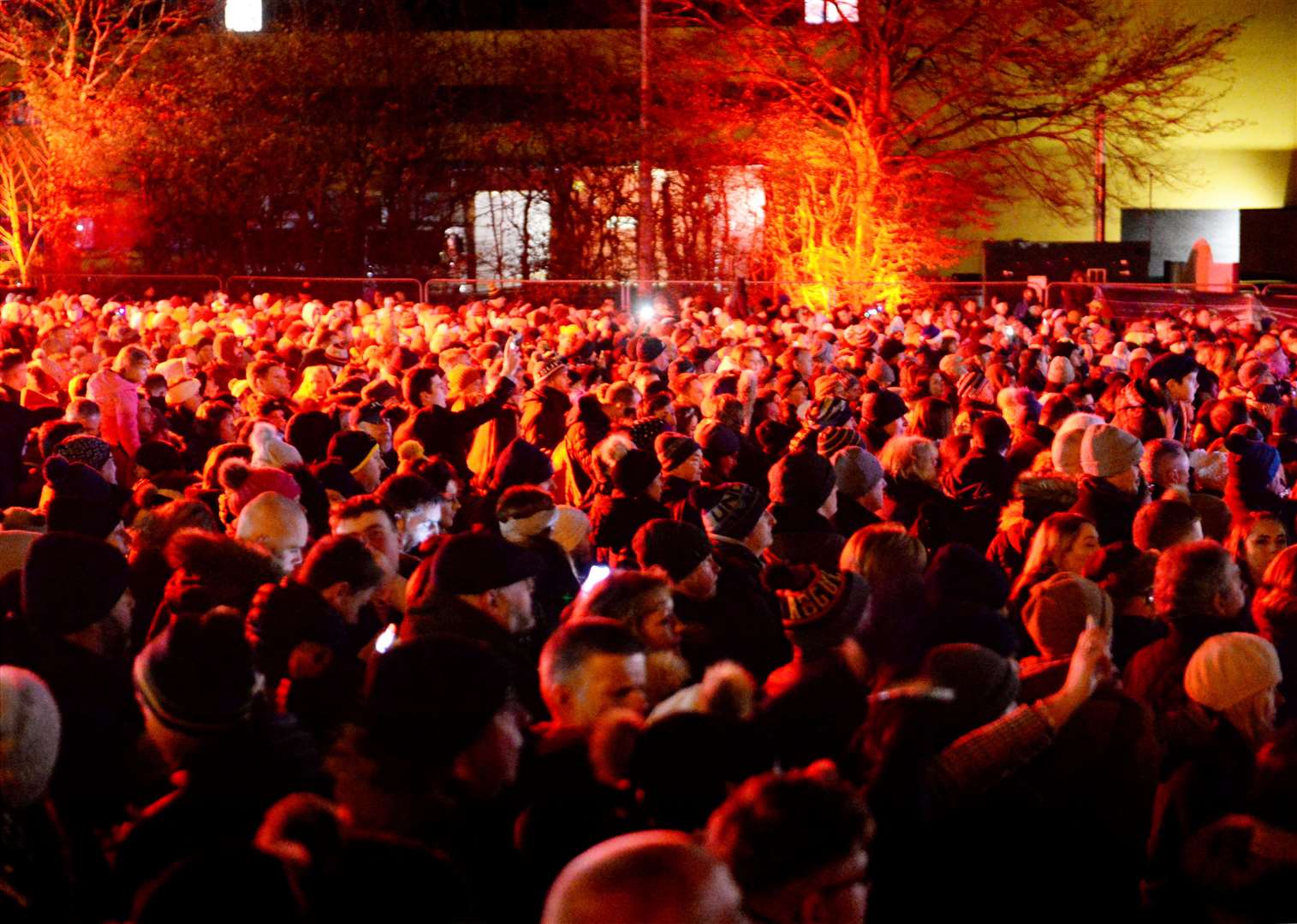 Thousands attend the 2019-2020 New Year Red Hot Highland Fling. Picture: James MacKenzie.