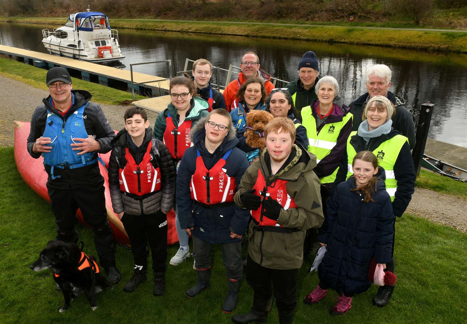 Reach4Reality family fun day at Dochgarroch Locks group photo. Picture: James Mackenzie.
