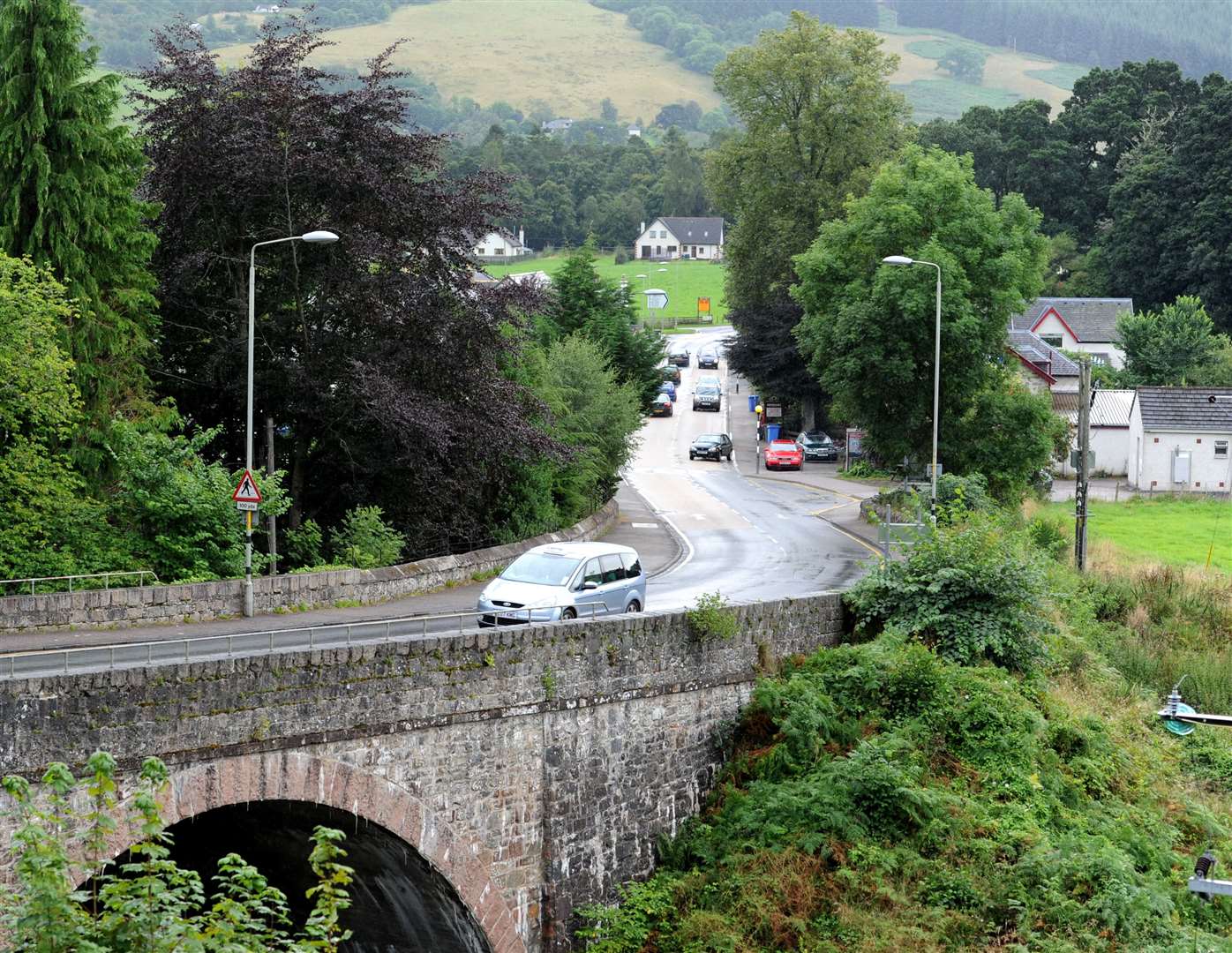 A82 locator, passing through Drumnadrochit.Picture: Gary Anthony. Image No..
