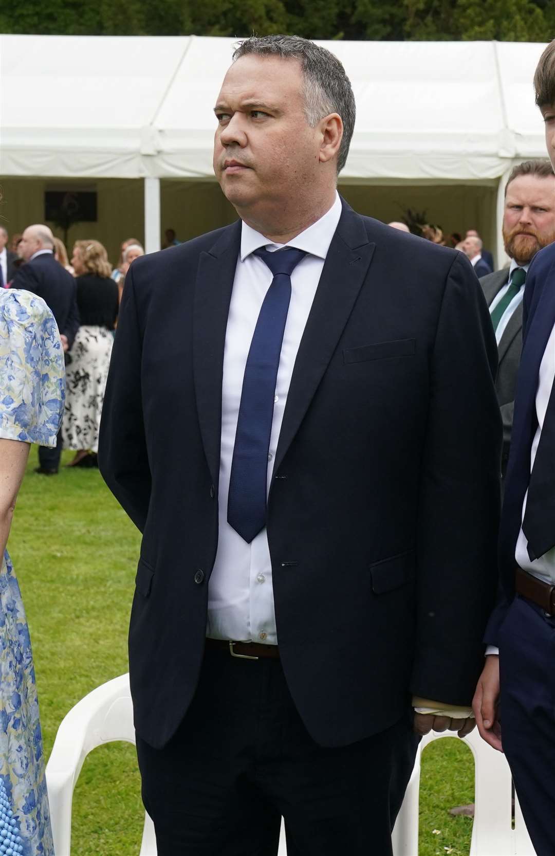 Detective Chief Superintendent John Caldwell attends a Garden Party at Hillsborough Castle (Brian Lawless/PA)