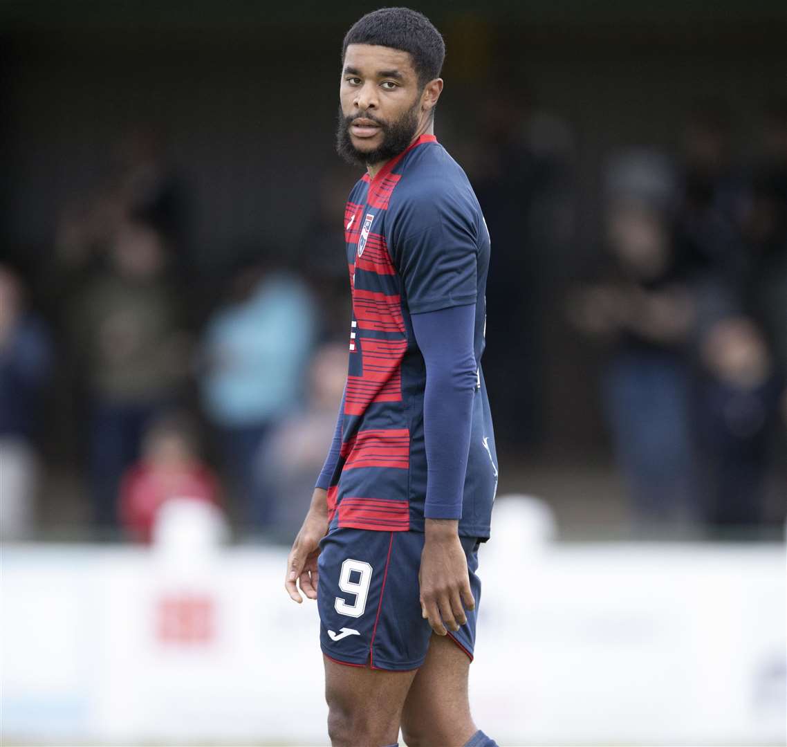 Dominic Samuel feels he is adapting to a deeper role at Ross County. Picture: Ken Macpherson