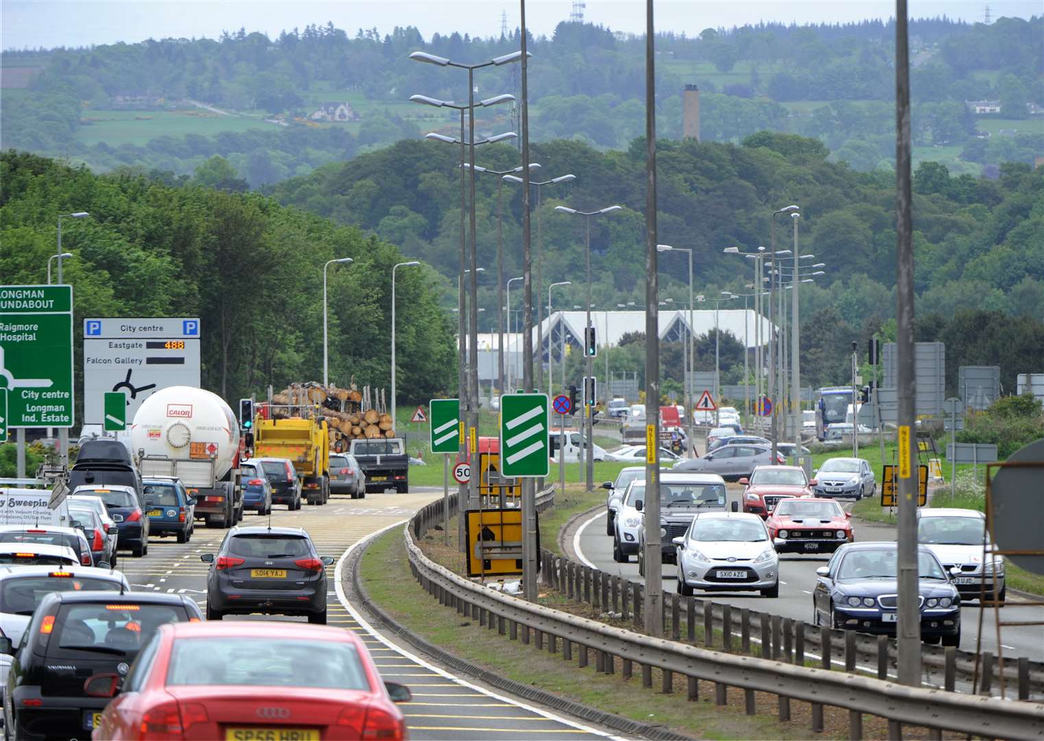 ARCHIVE PICTURE: The Longman Roundabout. Picture: Gary Anthony.