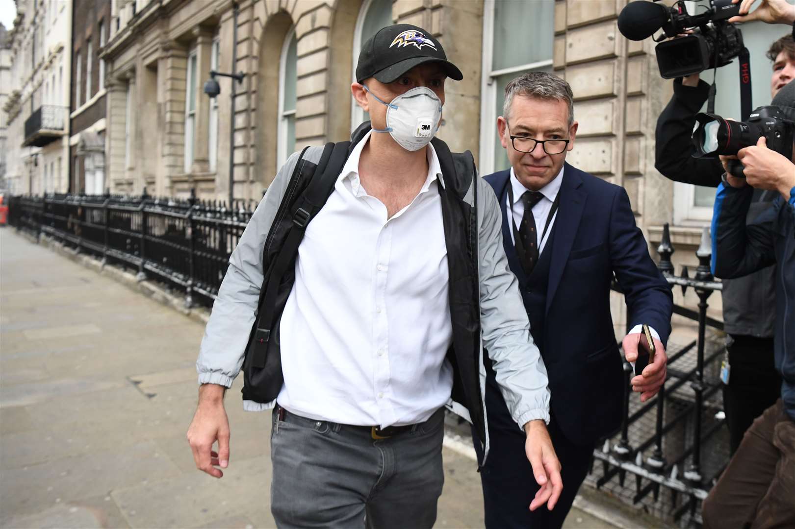 Dominic Cummings (left), former chief adviser to Prime Minister Boris Johnson, arriving at Portcullis House, central London, to give evidence (Kirsty O’Connor/PA)