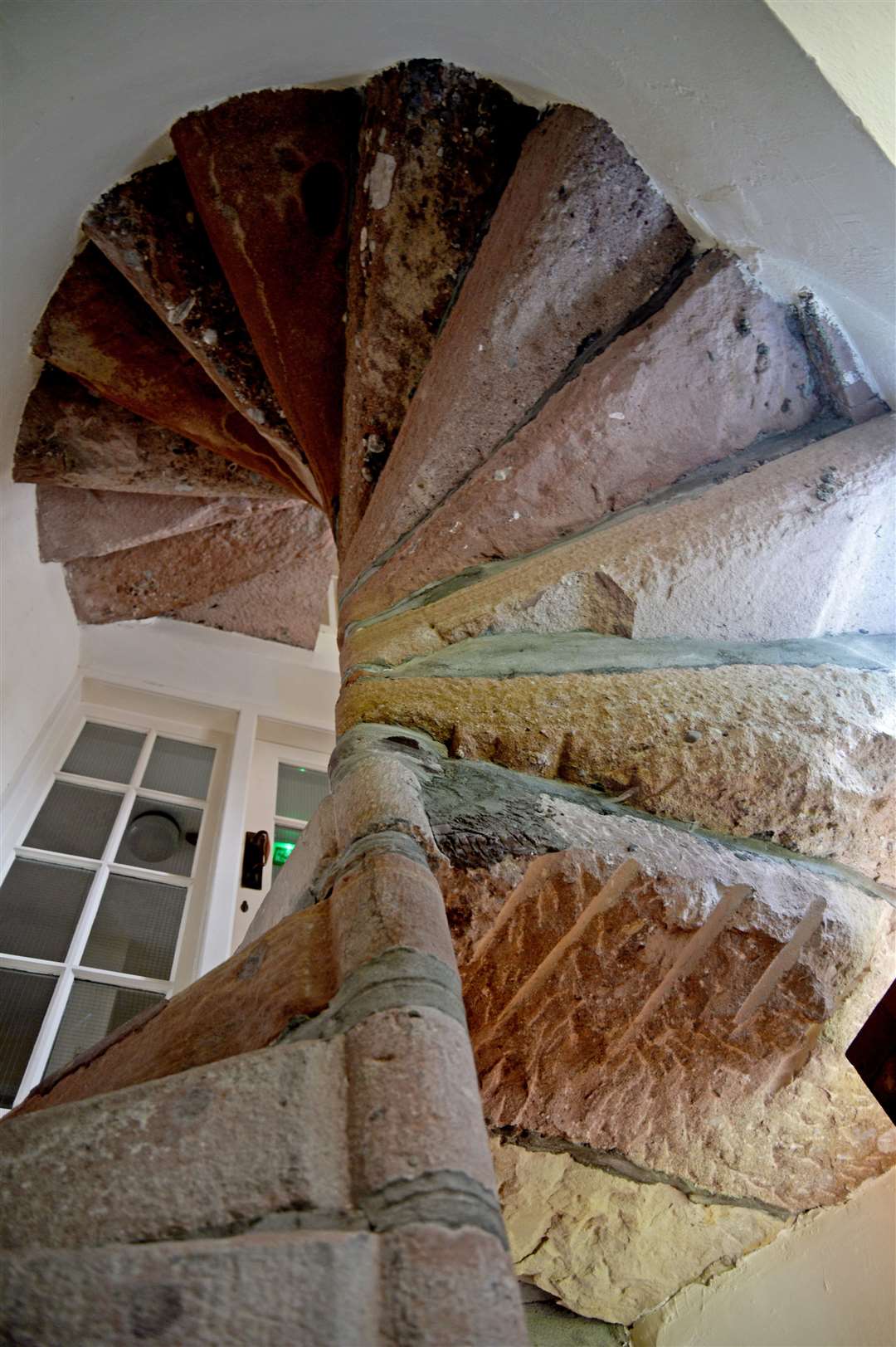 The staircase within Abertarff House