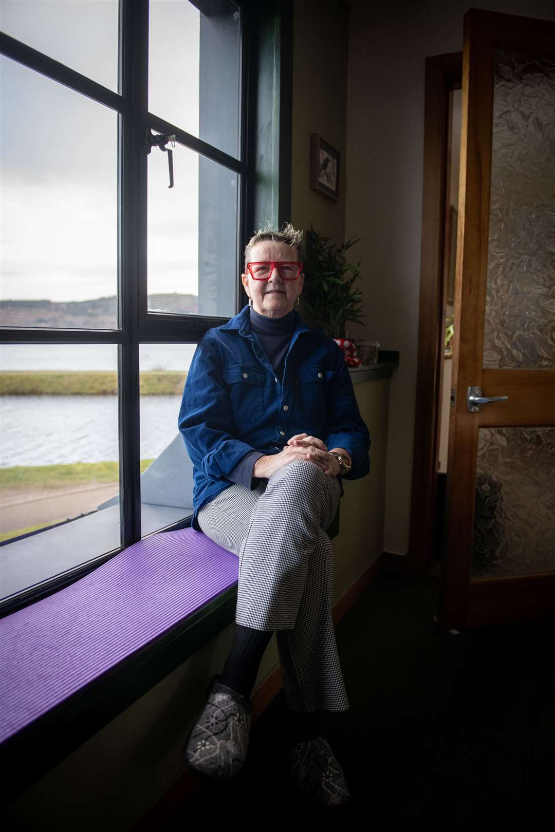 Therese Coffey at home at Clachnaharry in Inverness. Picture: Callum Mackay