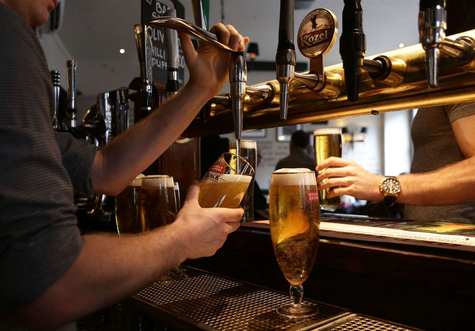 Pubs will reportedly have a 10pm curfew under new restrictions in the North East while there will be an 11pm shutdown in Rhondda Cynon Taf in south Wales (Yui Mok/PA)