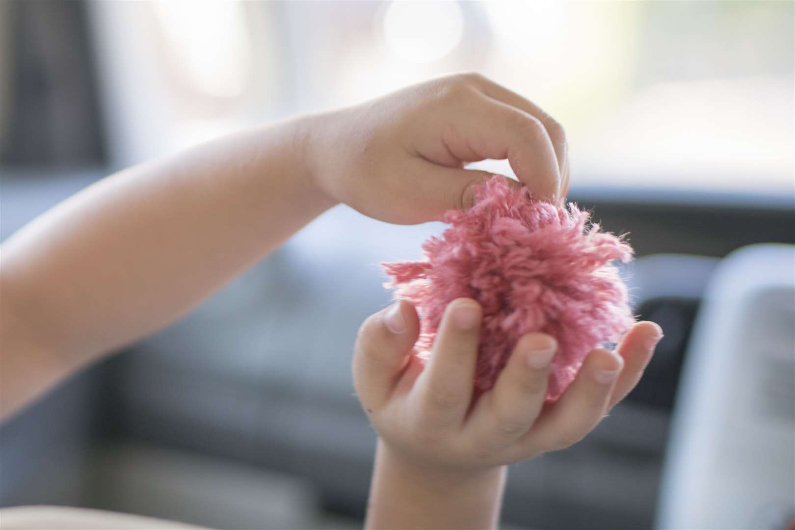 Pompoms are fun and easy to make.