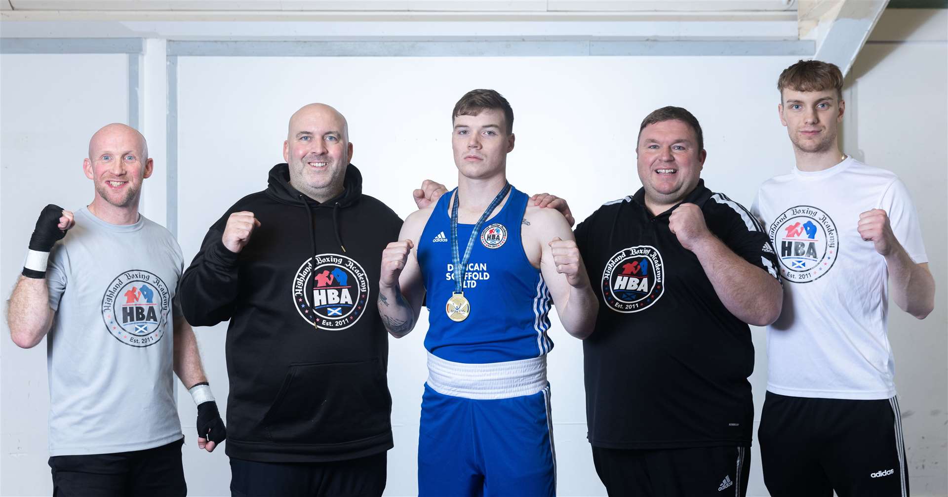 Highland Boxing Academy (HBA)'s Alexander McClymont was awarded the Development Championship title after his final opponent was ejected from the tournament.