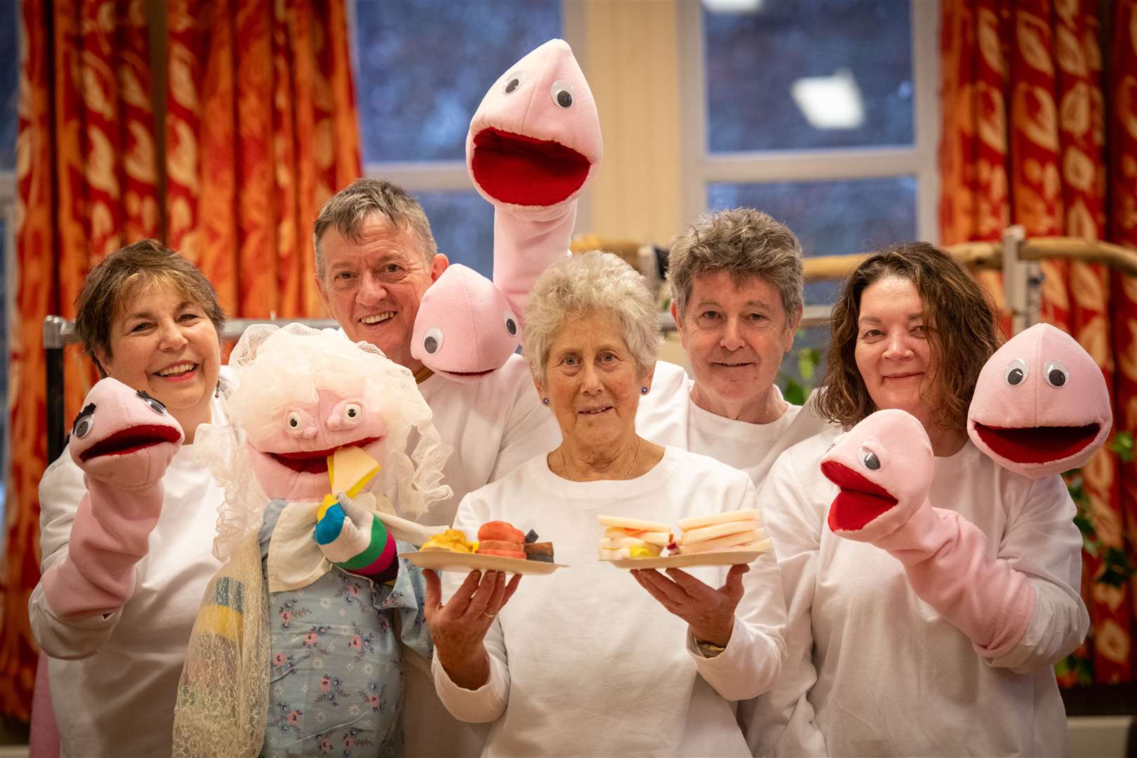 Puppets helped bring alive people's experiences of Covd in a special project. Picture: Callum Mackay