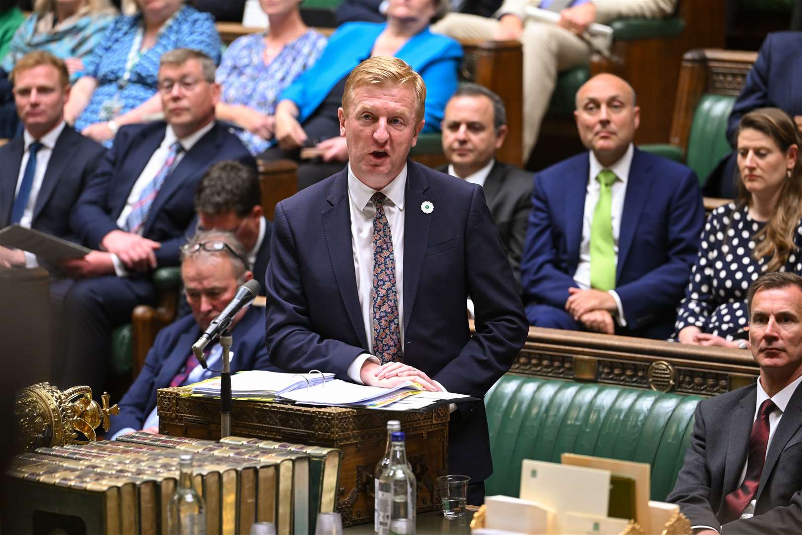 Deputy Prime Minister Oliver Dowden told MPs the Government would show discipline on spending and public sector pay (UK Parliament/Jessica Taylor/PA)