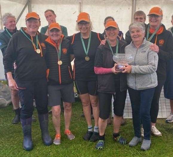Nairn Coastal Rowing Club's 240+ handicap ladies crew won gold at the Ullapool regatta.