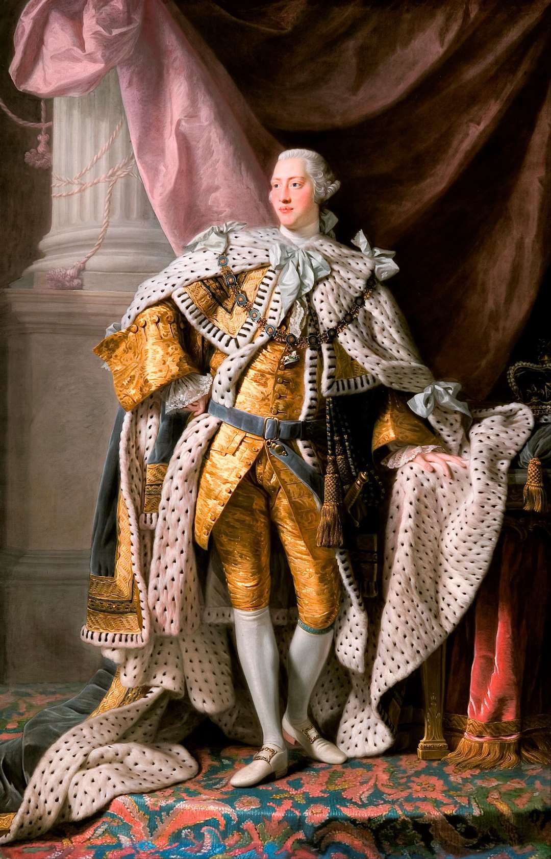 George III in his coronation robes (Niday Picture Librar/Alamy Stock Photo/PA)