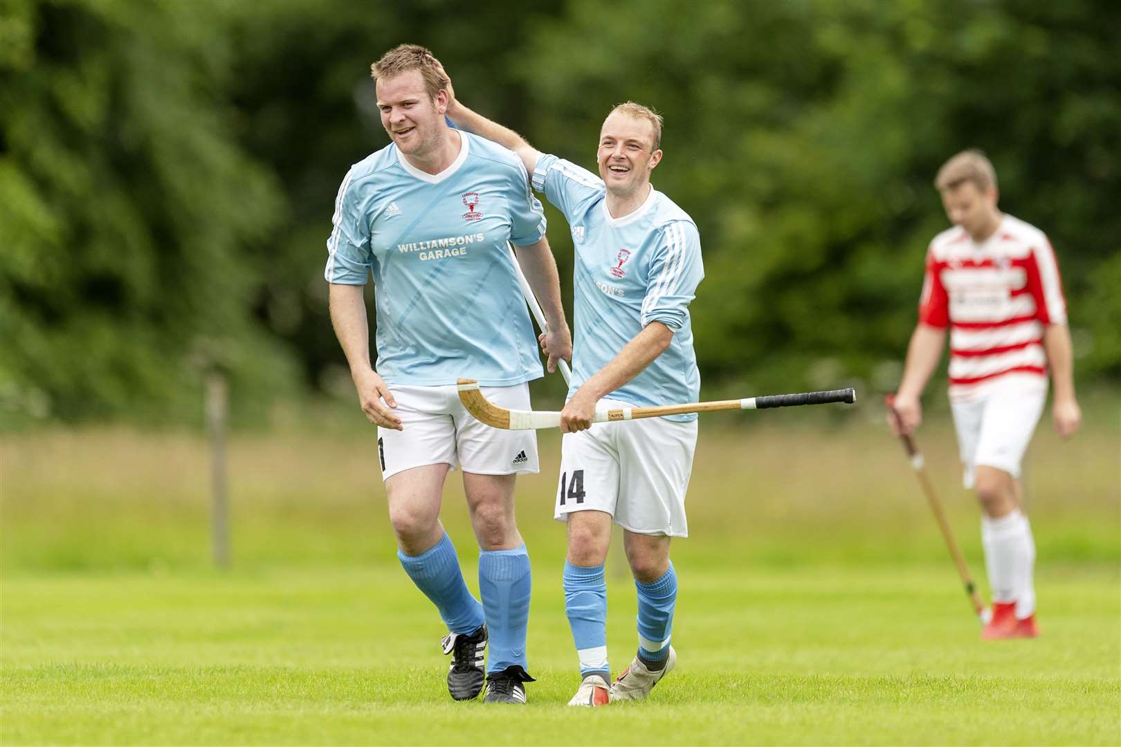 Caberfeidh will be hoping for more reason to celebrate after tomorrow's Camanachd Cup semi final. Picture: Neil Paterson