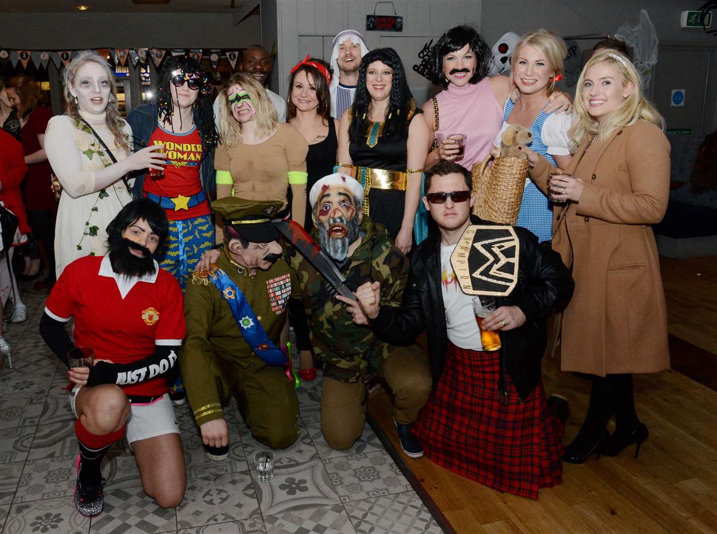 Dead Celebs Halloween special from Crossfit 57 North members. CitySeen on Halloween 31/10/15. Picture: Alison White