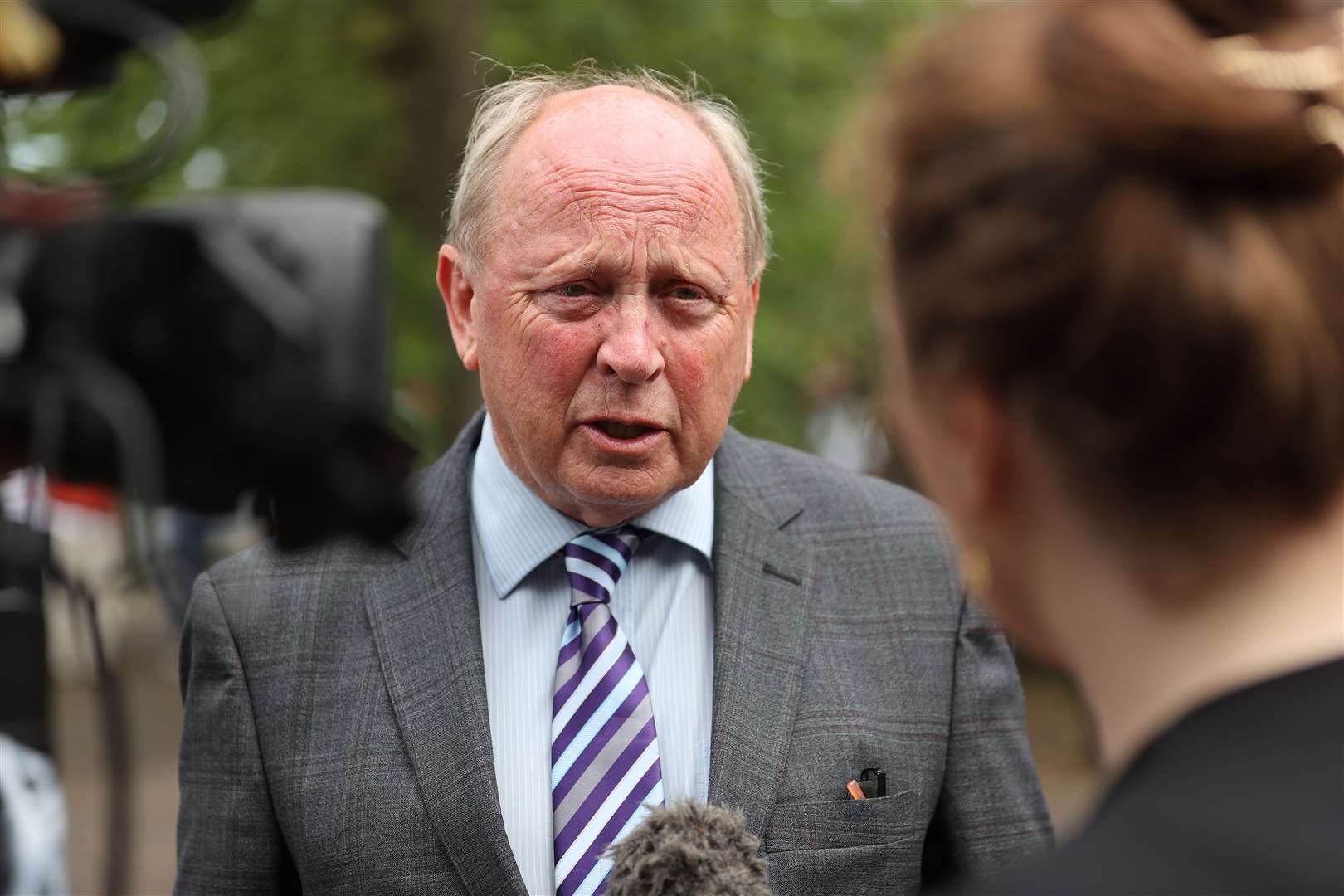 Traditional Unionist Voice leader Jim Allister has told the DUP to hold firm and maintain its boycott (PA).