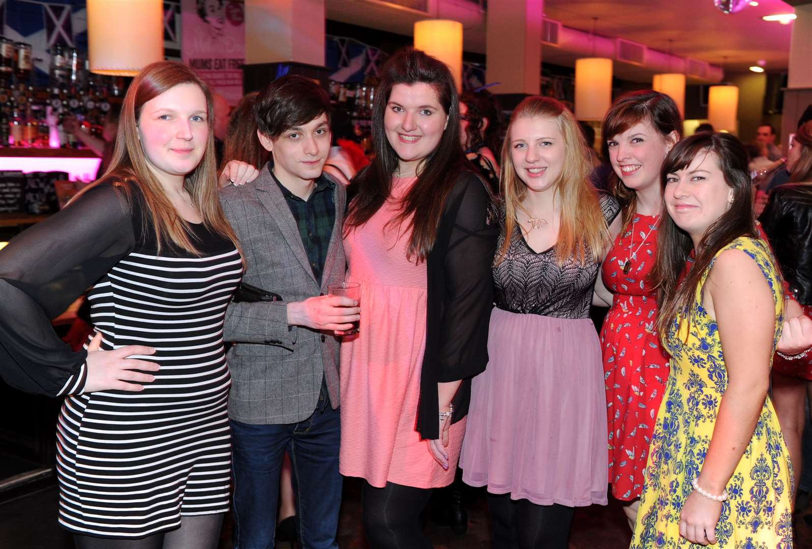 Cityseen , Rachel Tucker (centre,pink) celebrates her 18th at Smith n Jones with friends . Picture: Gary Anthony.