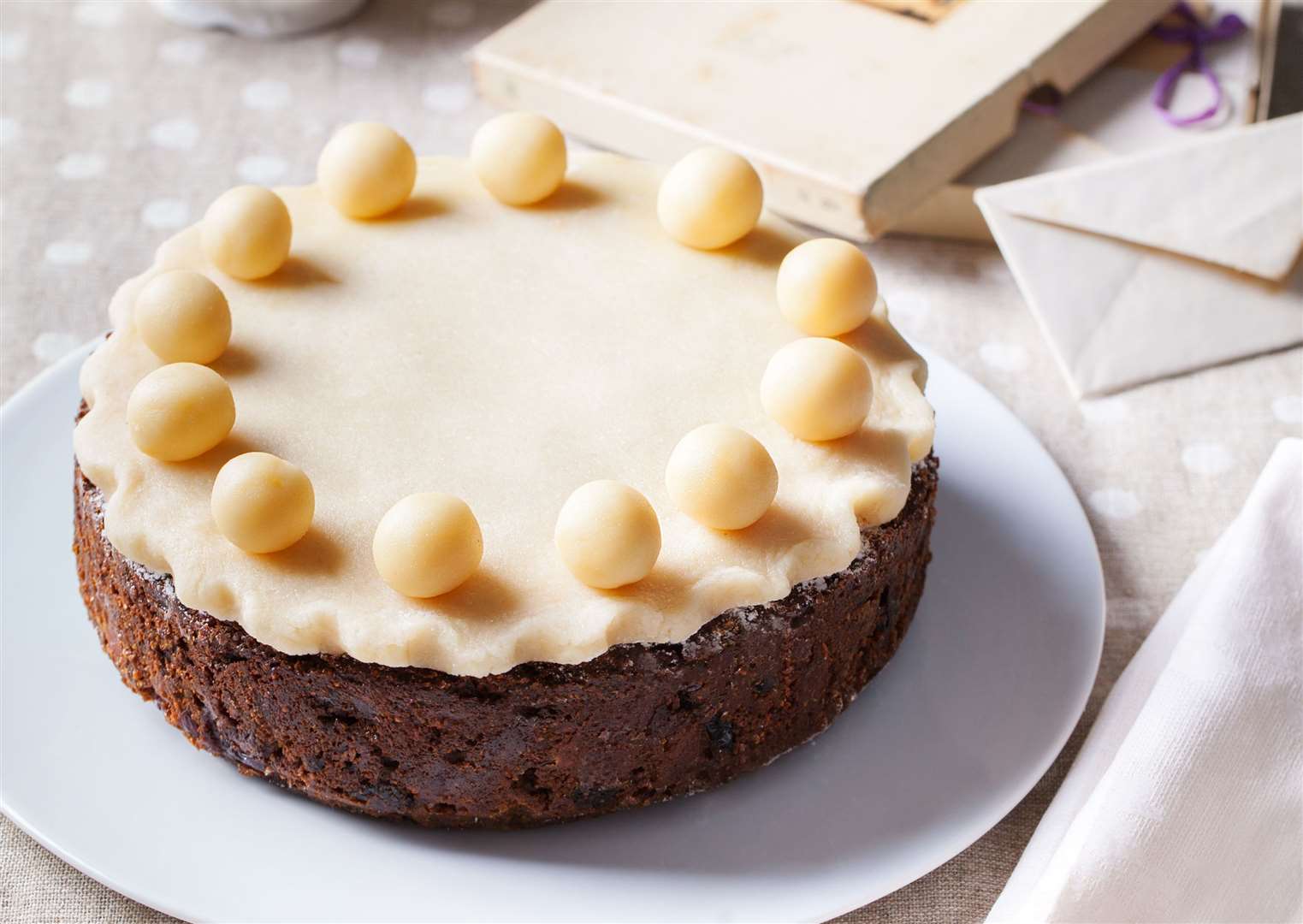 Simnel cake is a traditional Easter bake. Picture: iStock/PA