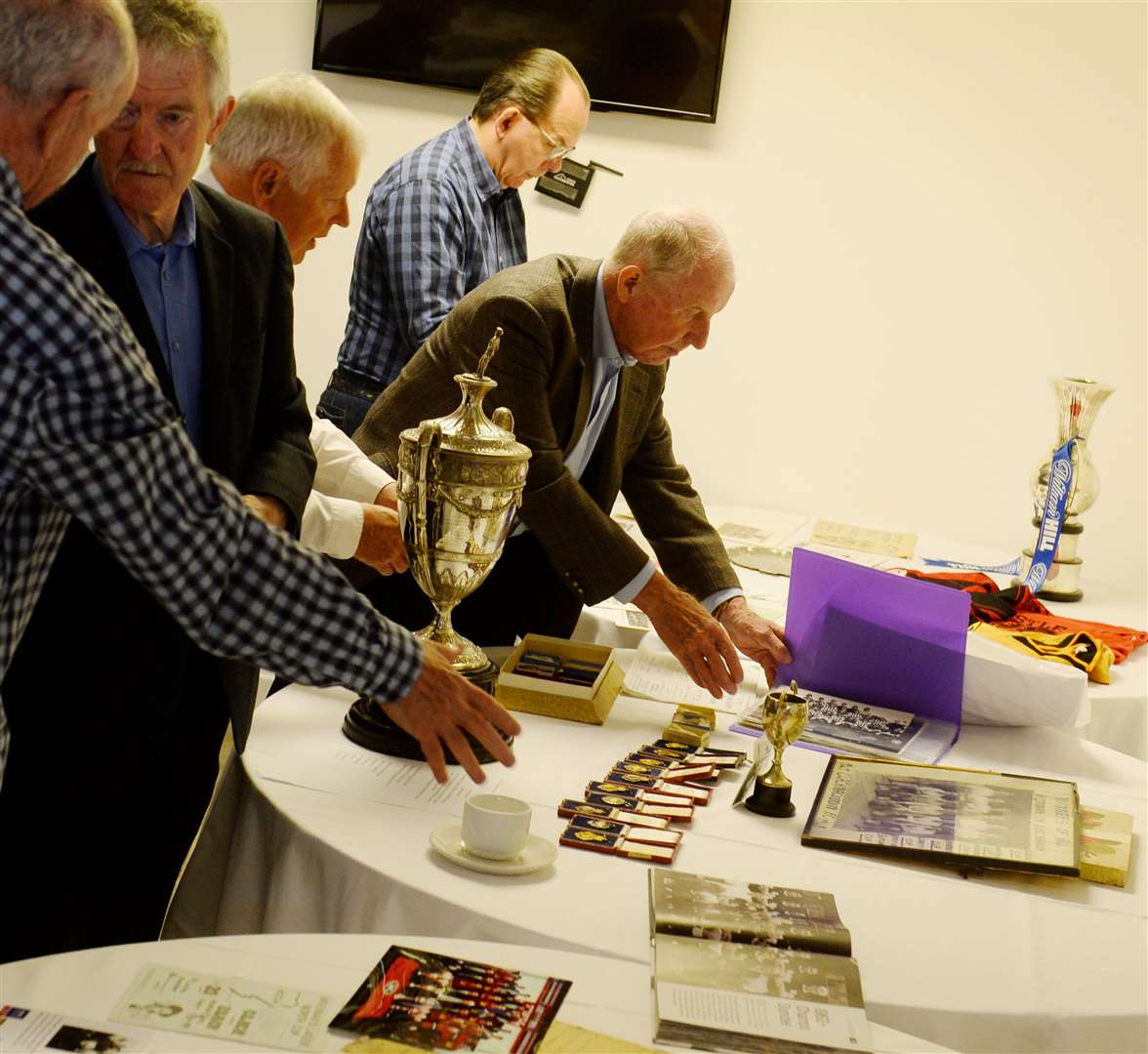 Memorabilia on show ranged from old photographs to medals.