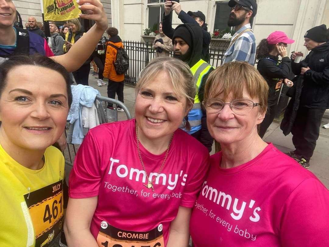 A group of women participated in this year's half marathon in London. Picture: Highland Hospice.