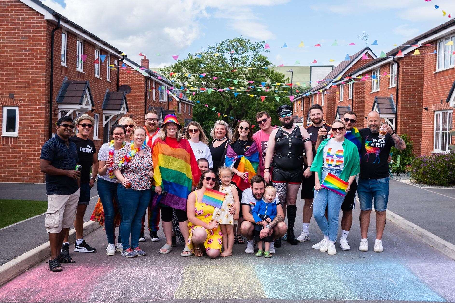 The people of Batt Close hope to continue hosting their Pride parade annually (RB Films)
