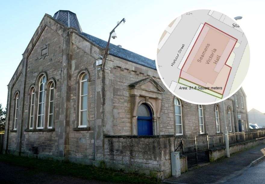 The consultation is for land to the side of Seaman's Hall in Nairn, which has been turned by Green Hive into a new community hub.