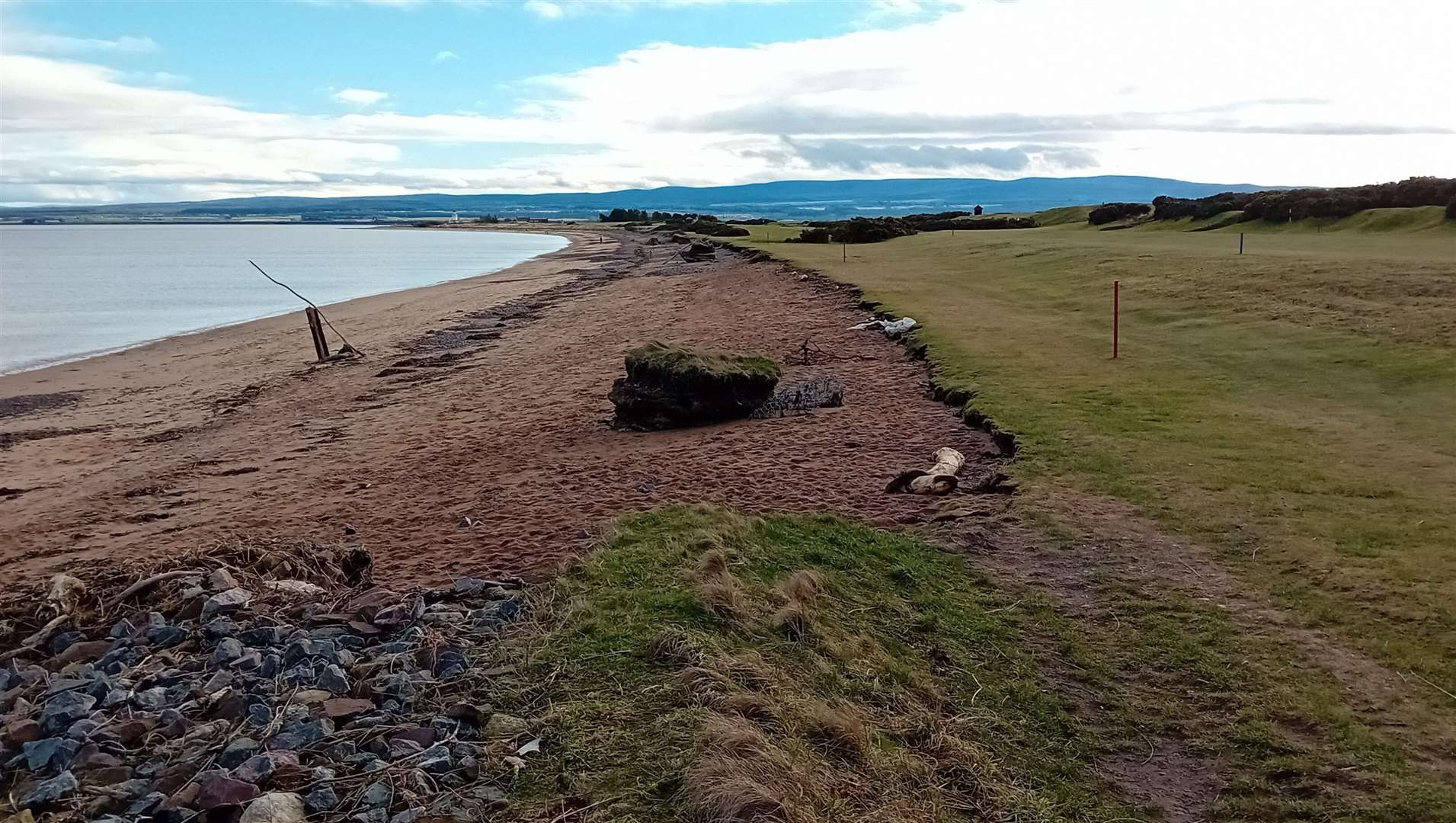 Fortrose and Rosemarkie Golf Club are looking to raise six figures to help combat coastal erosion around the course. Pictures: Fortrose and Rosemarkie Golf Club