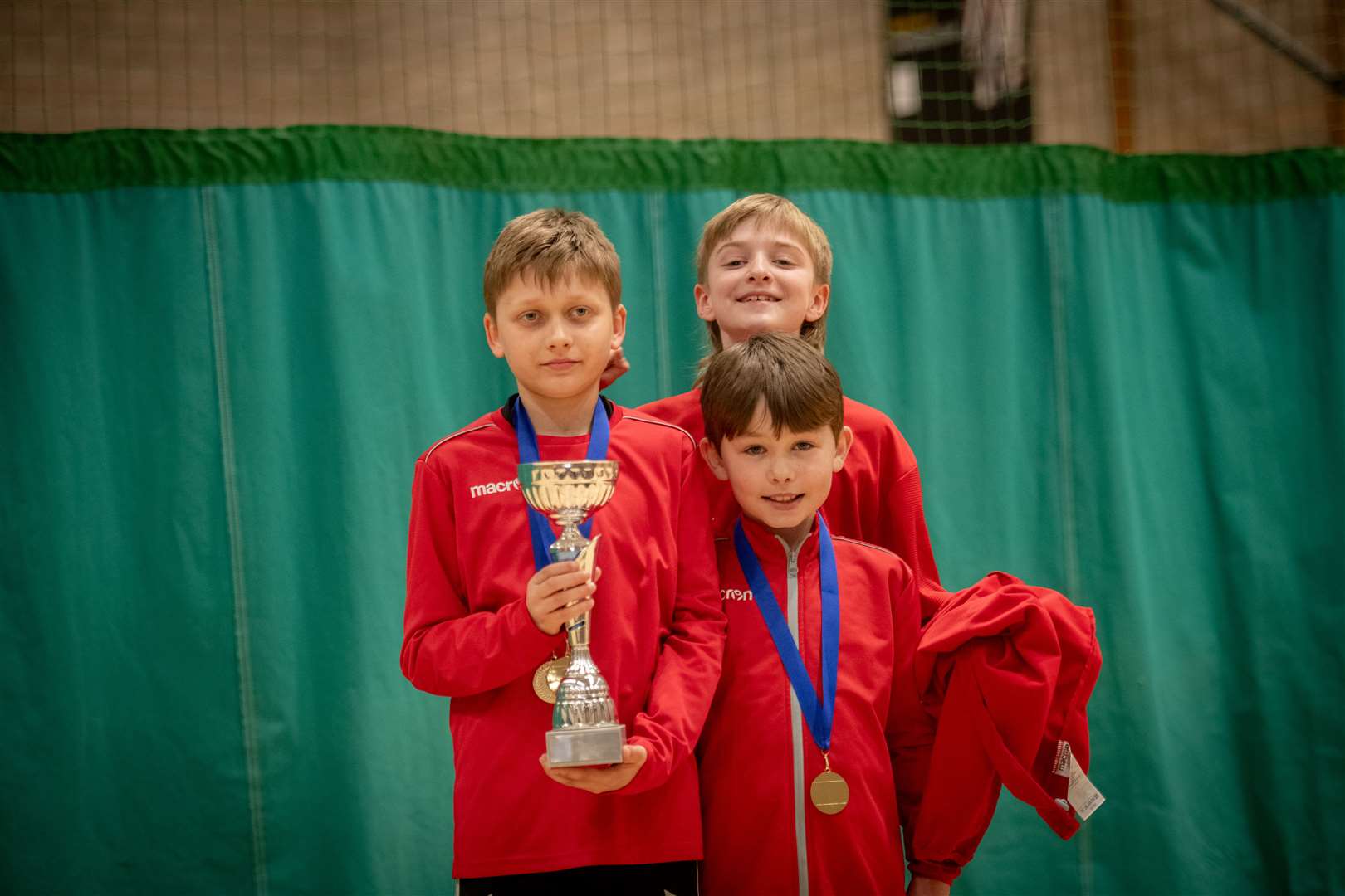 Primary Four and Five Boys Section One champions Kirkhill. Picture: Callum Mackay