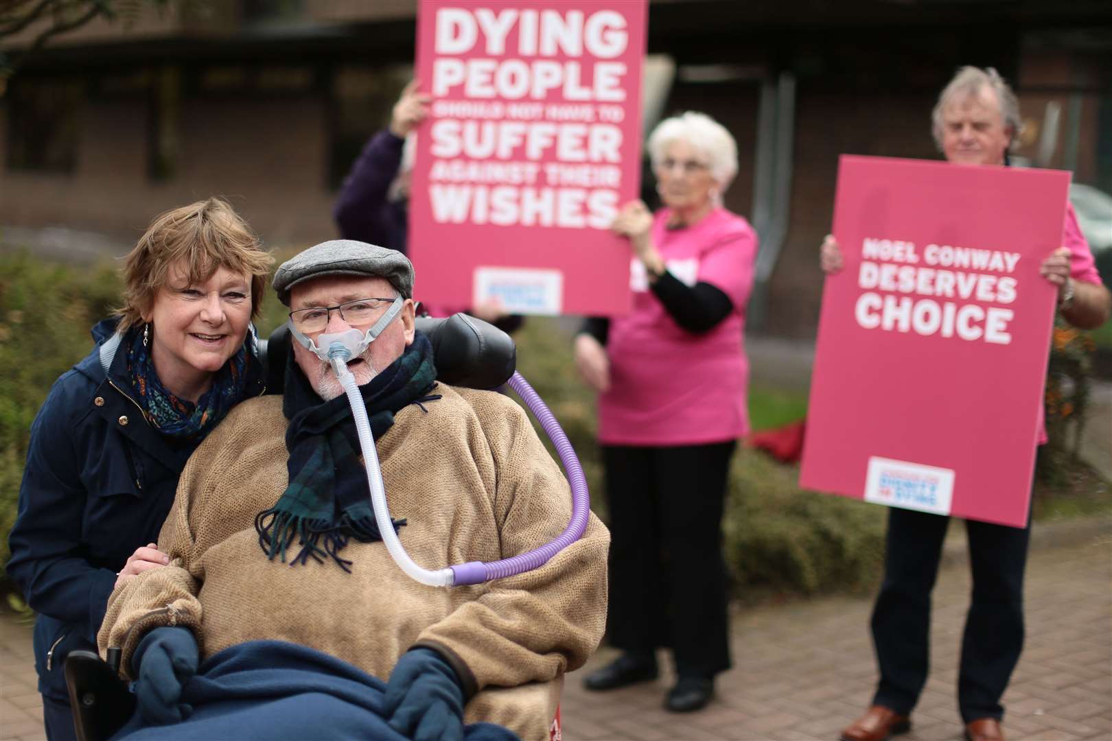 Terminally ill Noel Conway, pictured in 2018, has been campaigning for years to receive an assisted death in the UK (Aaron Chown/PA)