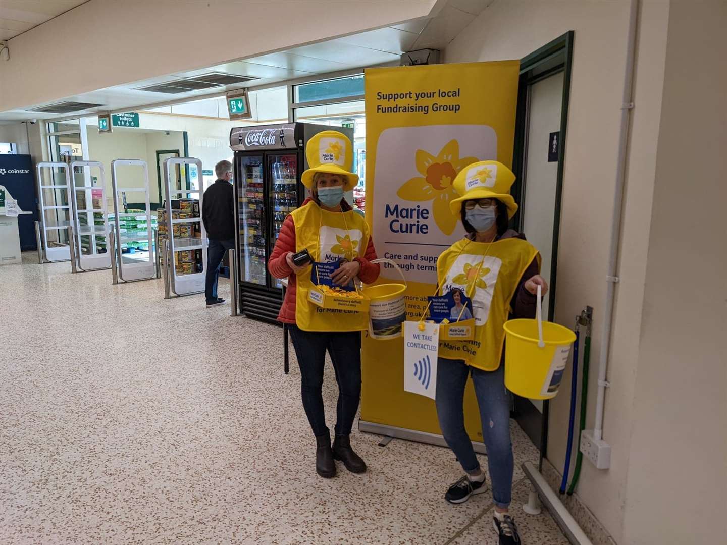 Fundraising in Inverness Morrisons.