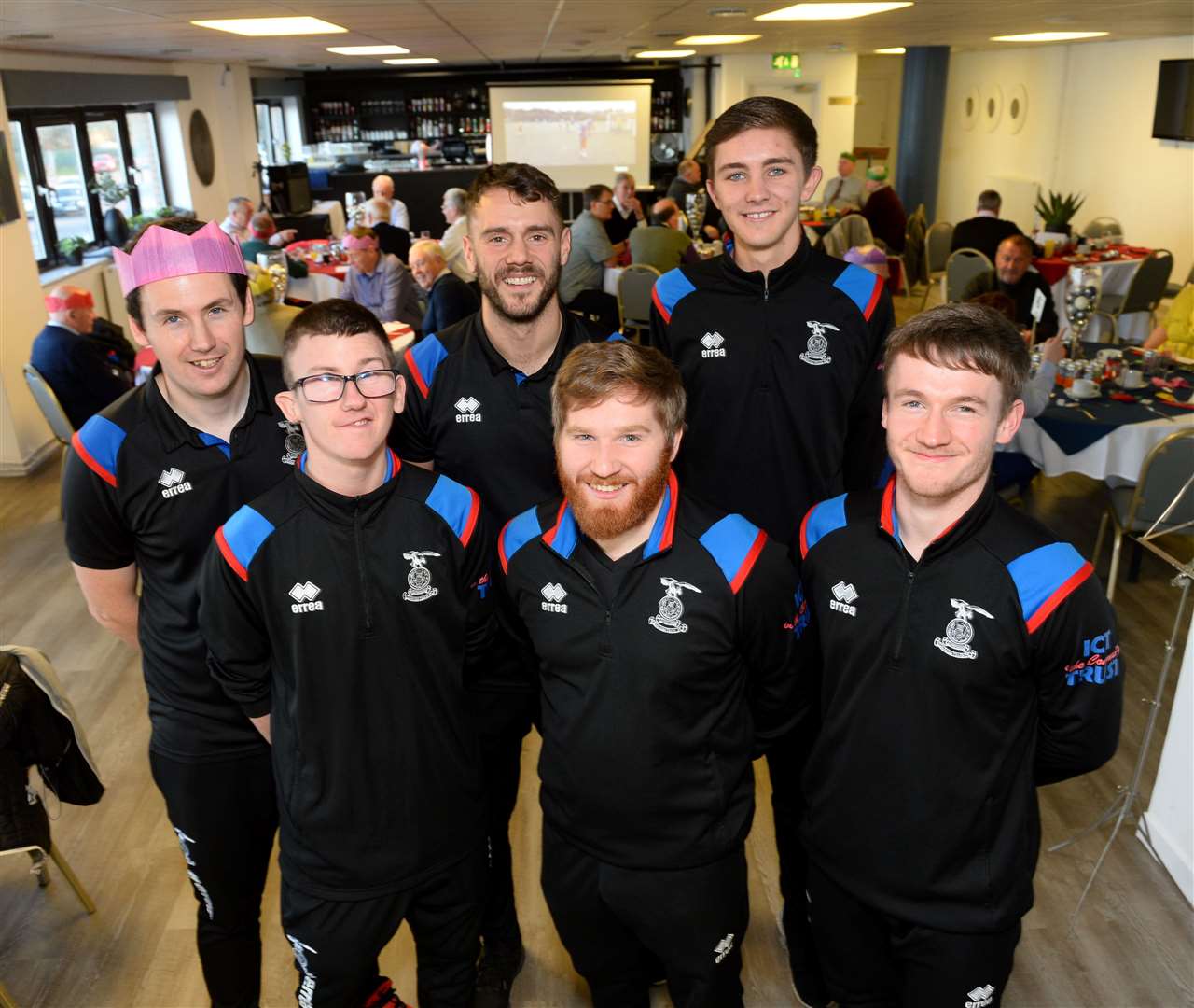 Inverness Caledonian Thistle hold a Festive Friends Christmas meal. Picture: Gary Anthony.