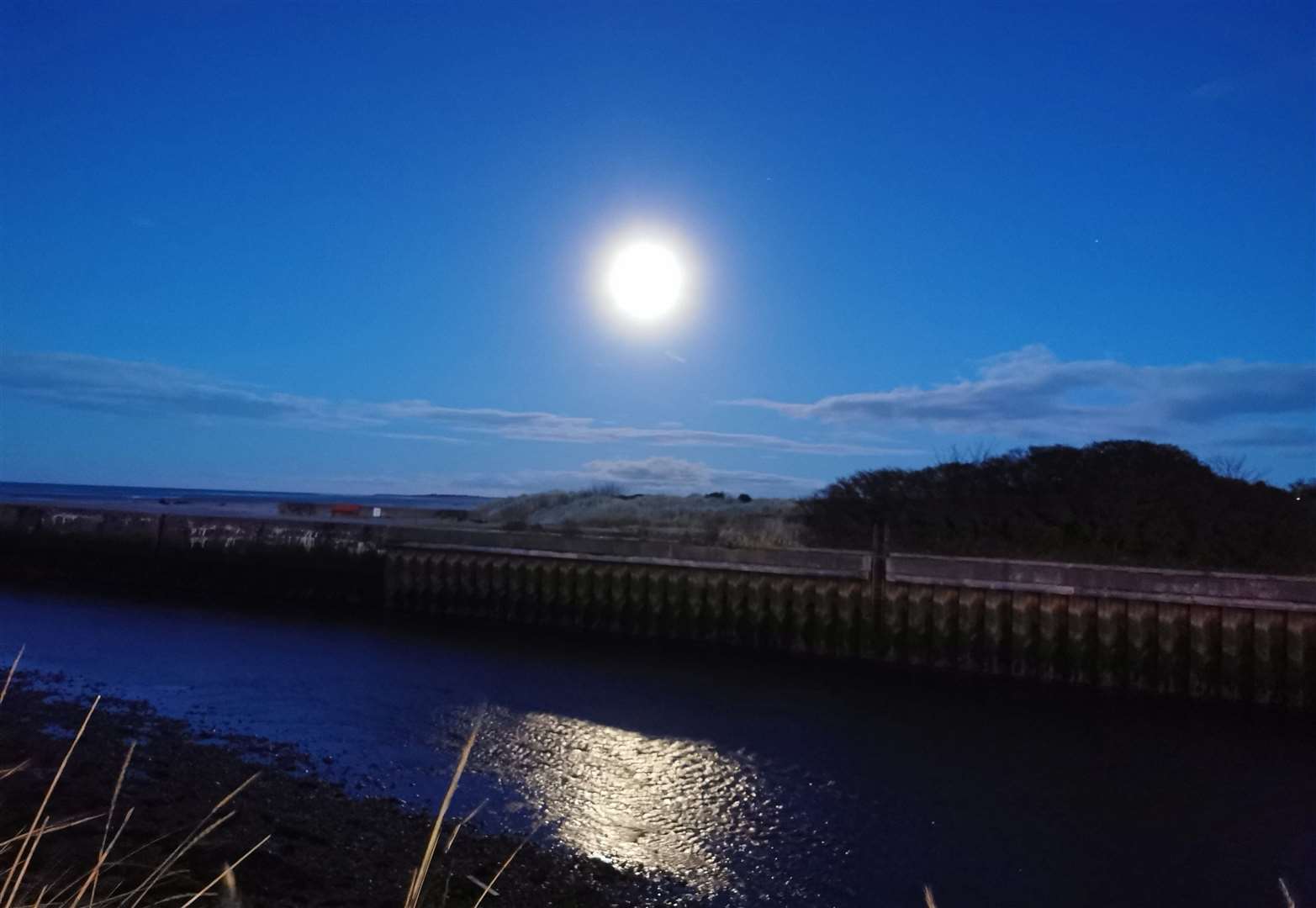 Boxing Day evening at Nairn harbour. Picture: Moira MacKintosh