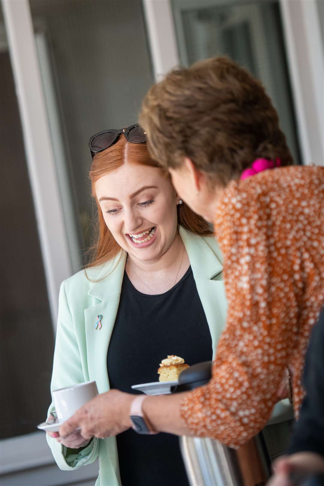 Tea and cakes were served at the afternoon launch. Picture: Callum Mackay