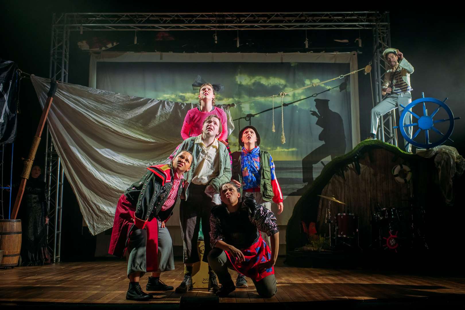 The cast of Kidnapped bringing Robert Louis Stevenson's adventure story to Inverness. Picture: Mihaela Bodlovic