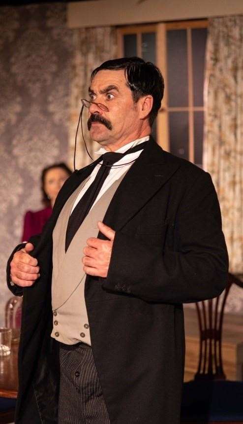 Tom Masterton as Teddy Brewster, who believes he is Teddy Roosevelt. Picture: Matthias Kremer