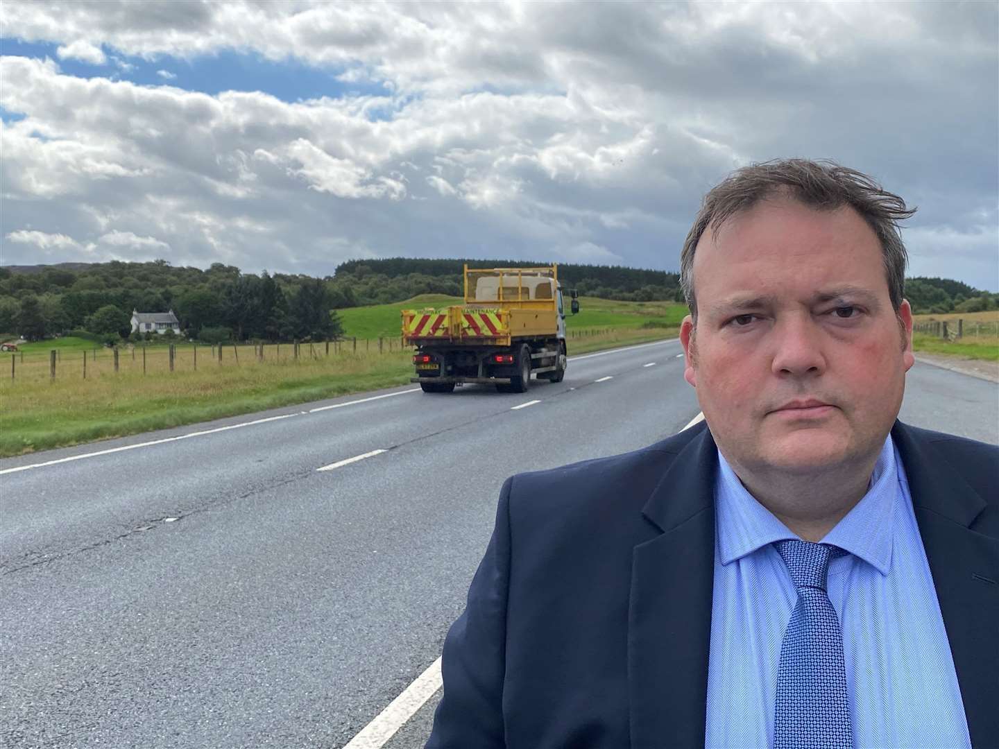 Time to finish the A9, says Jamie Halcro Johnston