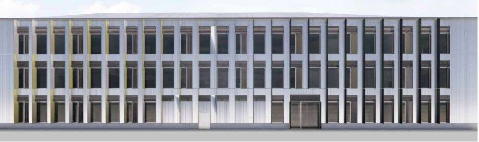 Artist impression of the new Nairn Academy building.