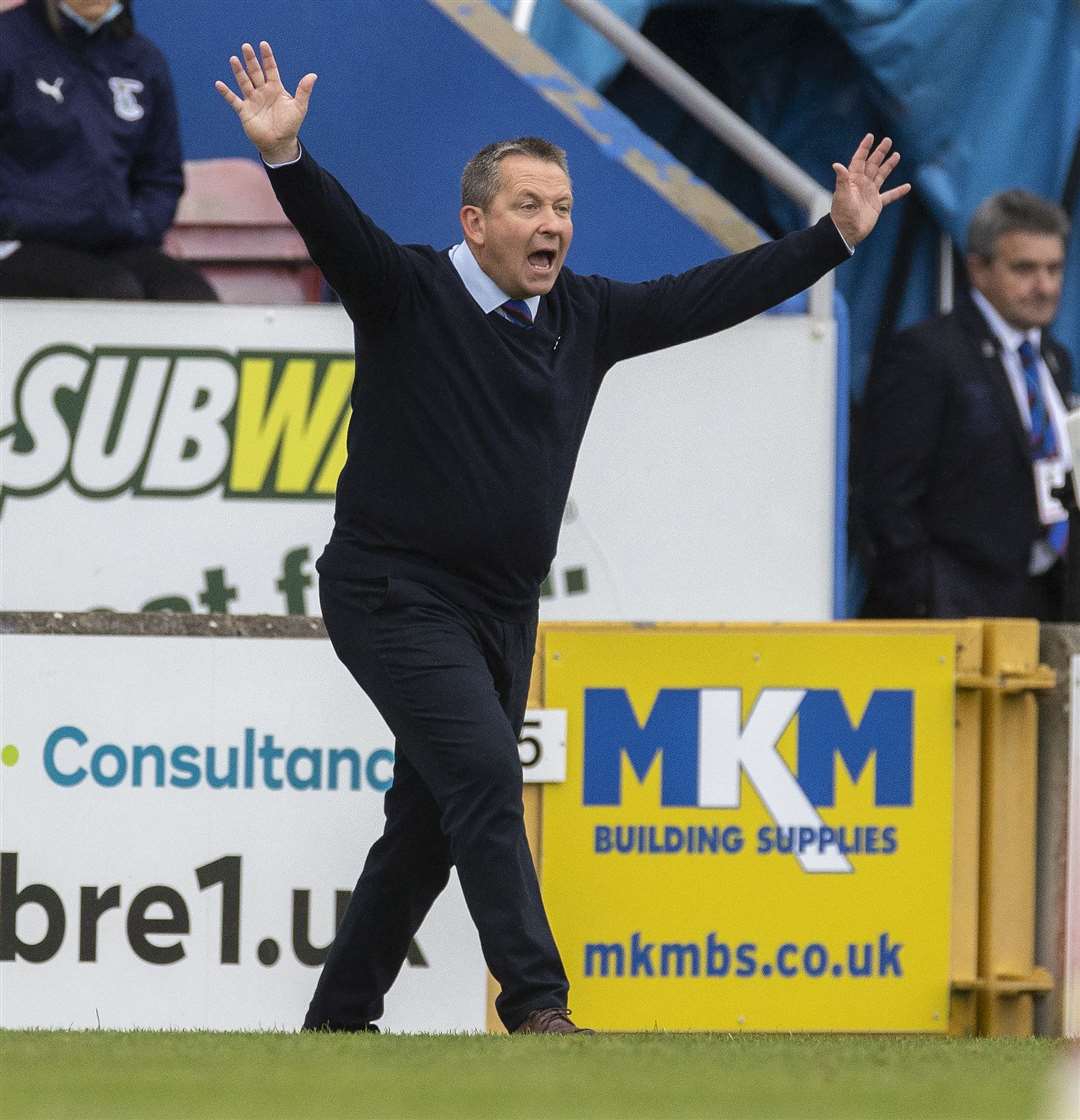Caley Thistle manager Billy Dodds.