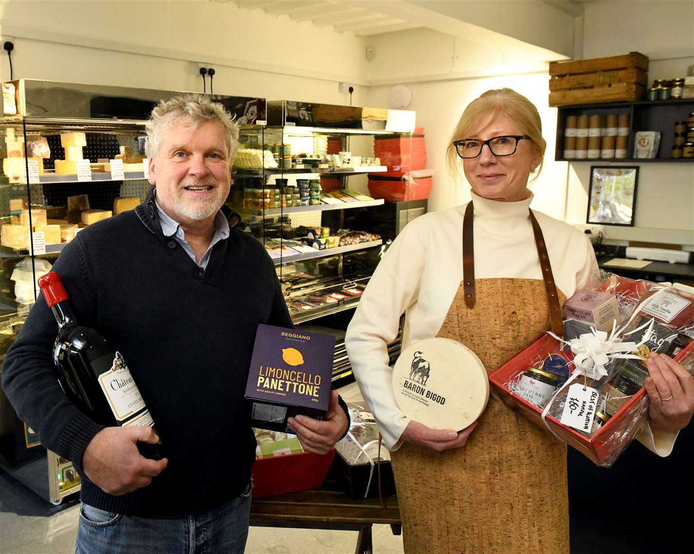 Rob and Sarah Steadman, owners of Merchant's Delicatessen. Picture: James Mackenzie.