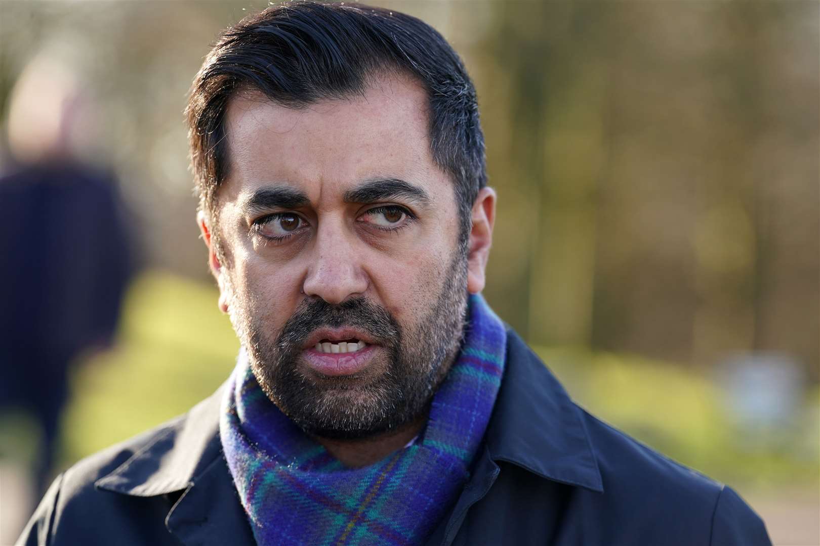 Humza Yousaf said the investigation has ‘clearly’ affected how the public views the SNP (Andrew Milligan/PA)