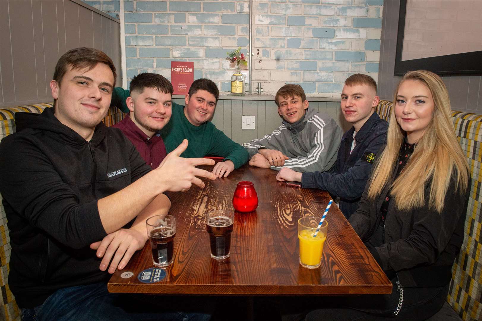 Friends night out. Picture: Callum Mackay.