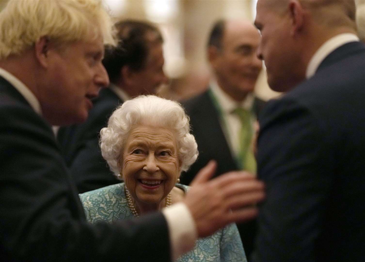 The Queen with Boris Johnson (Alastair Grant/PA)