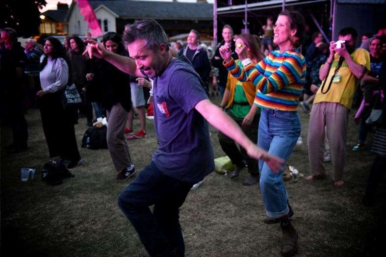 In the Dandelion Festival groove. All pictures: James Mackenzie