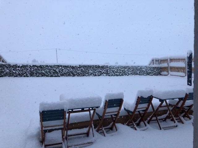 A snowy pic from Kirkhill by Gordon Campbell.