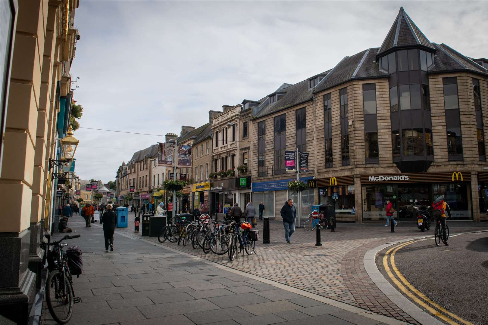 The incident took place in Inverness High Street.