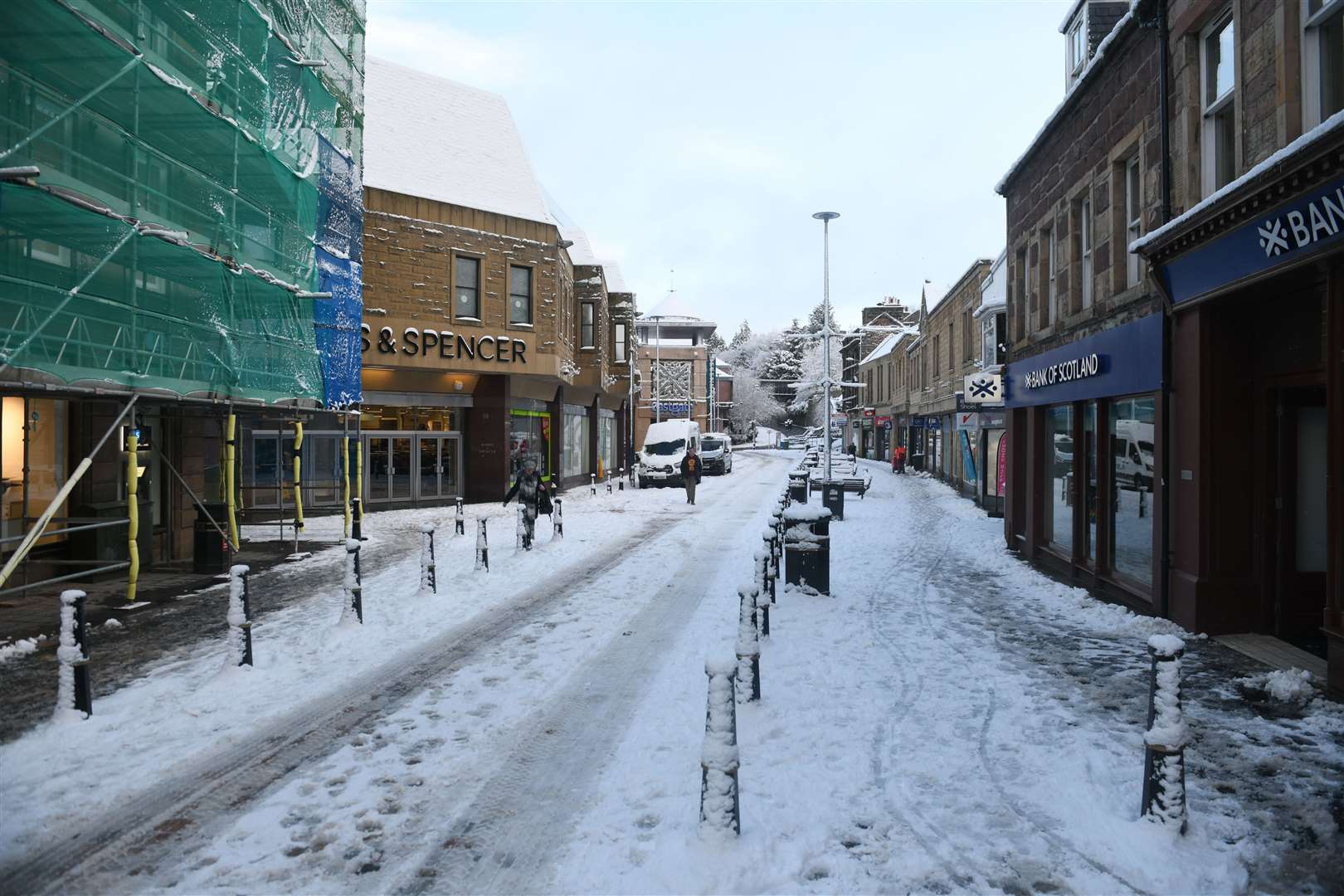 Eastgate in the snow. Picture: James Mackenzie